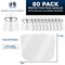 Face Shields with Black Glasses Frames (20 Packs of 4) - Ultra Clear Protective Full Face Shields to Protect Eyes Nose Mouth - Anti-Fog PET Plastic